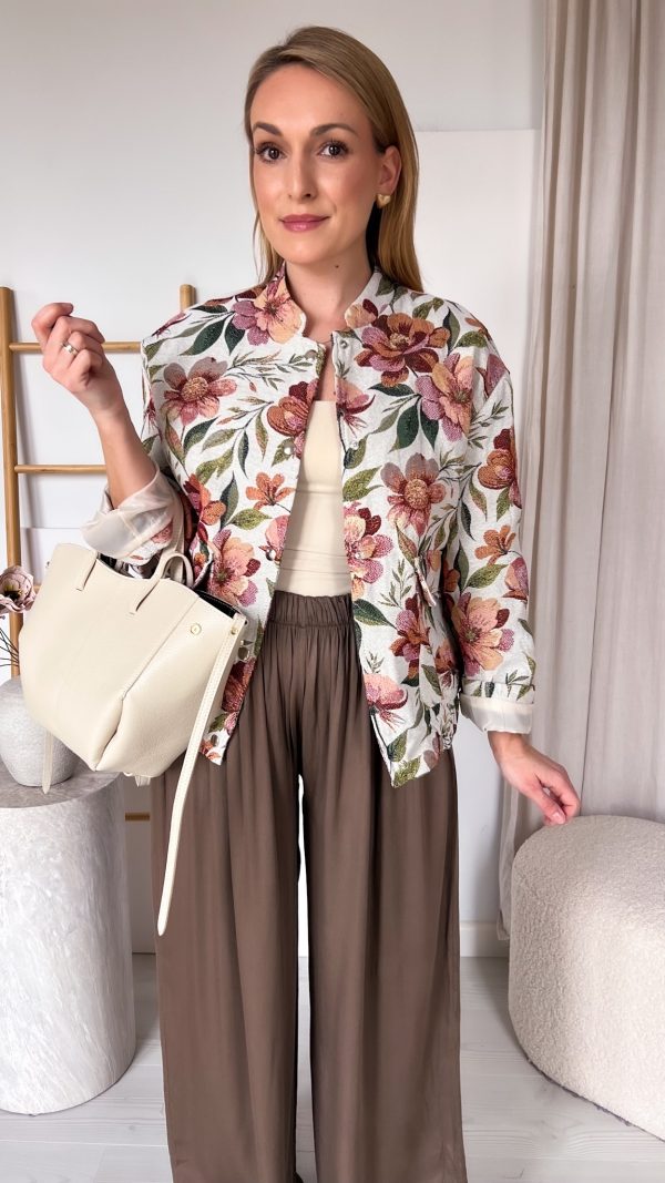 Bomberka gobelinowa wiosenny bukiet