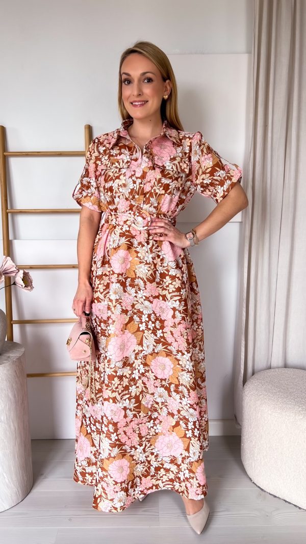 Suknia Valencia w kwiaty