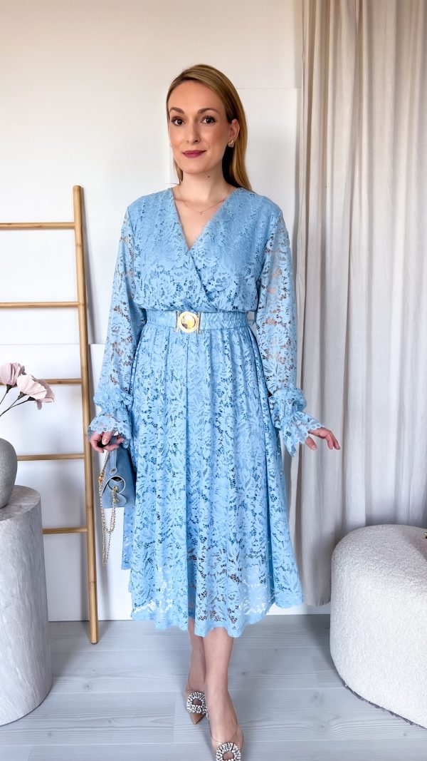 Sukienka AVORIA niebieska