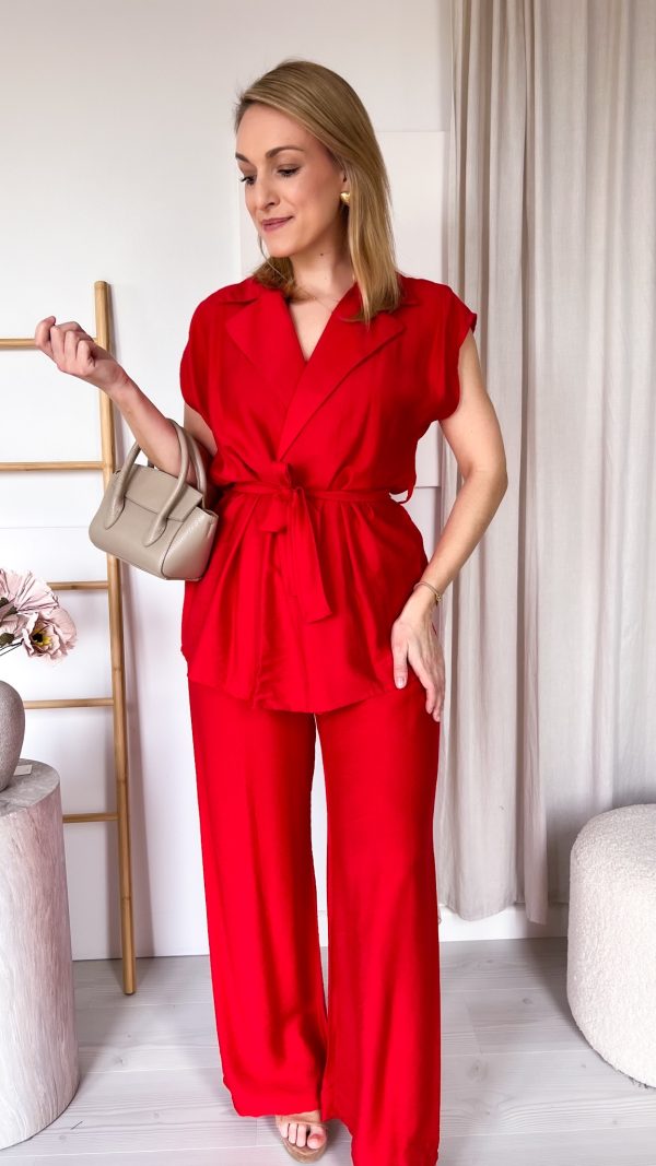 Komplet ALANTI czerwony