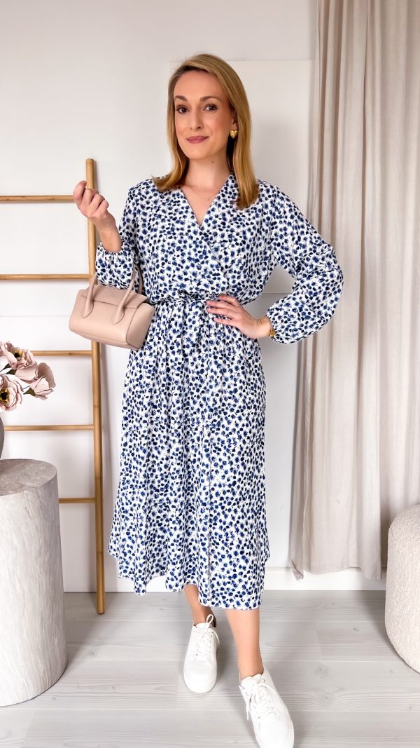 Sukienka MALMA chabrowa łączka