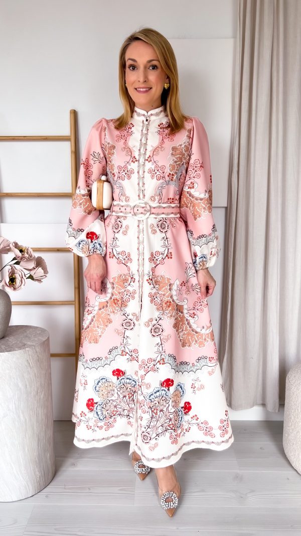 Suknia MESSA pudrowa