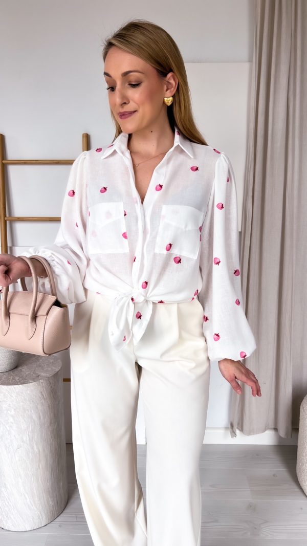 Koszula MEGI truskawki