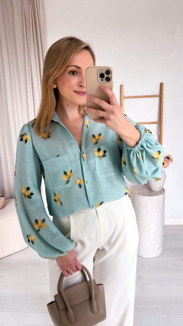 Koszula MEGI cytryny