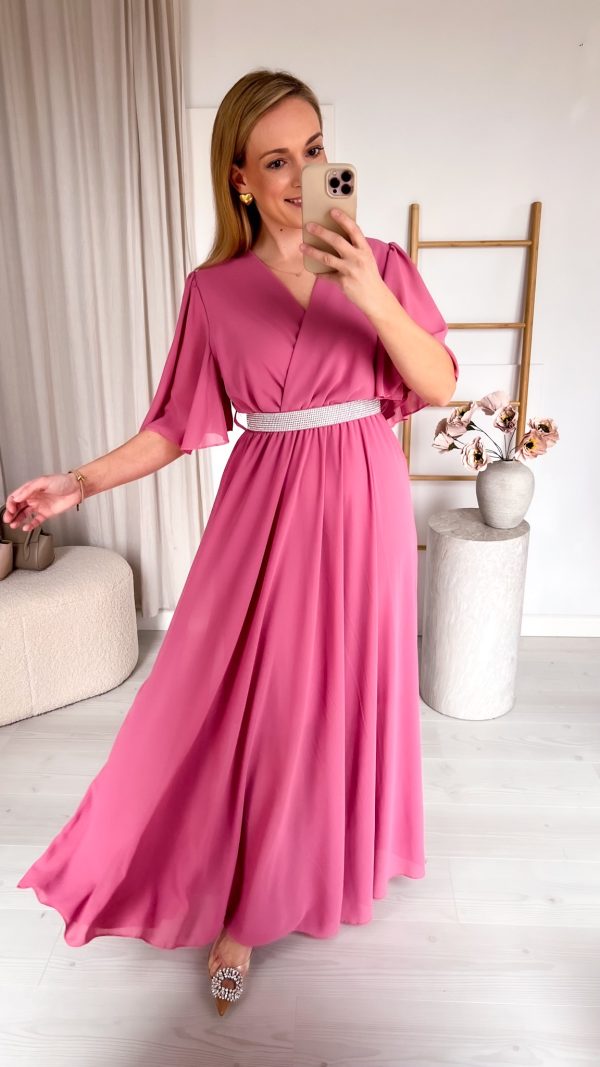 Suknia ODESSA jagodowa