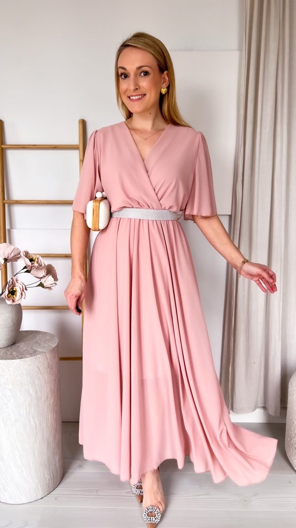 Suknia ODESSA pudrowa