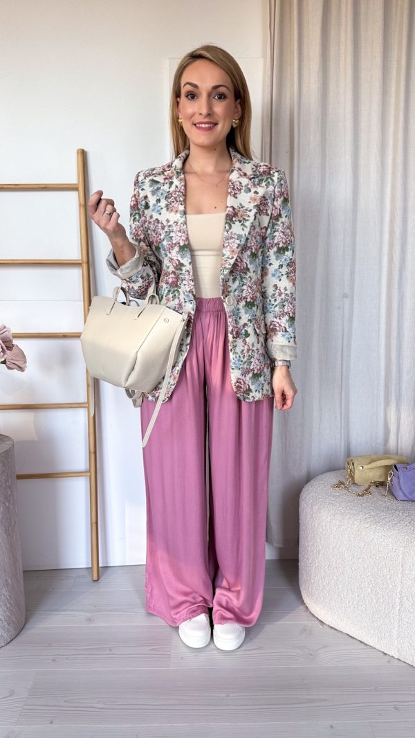 Spodnie COLLET jagodowe