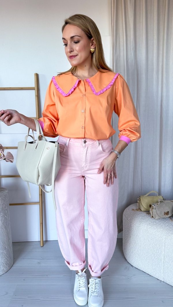 Koszula ELLA pomarańczowa