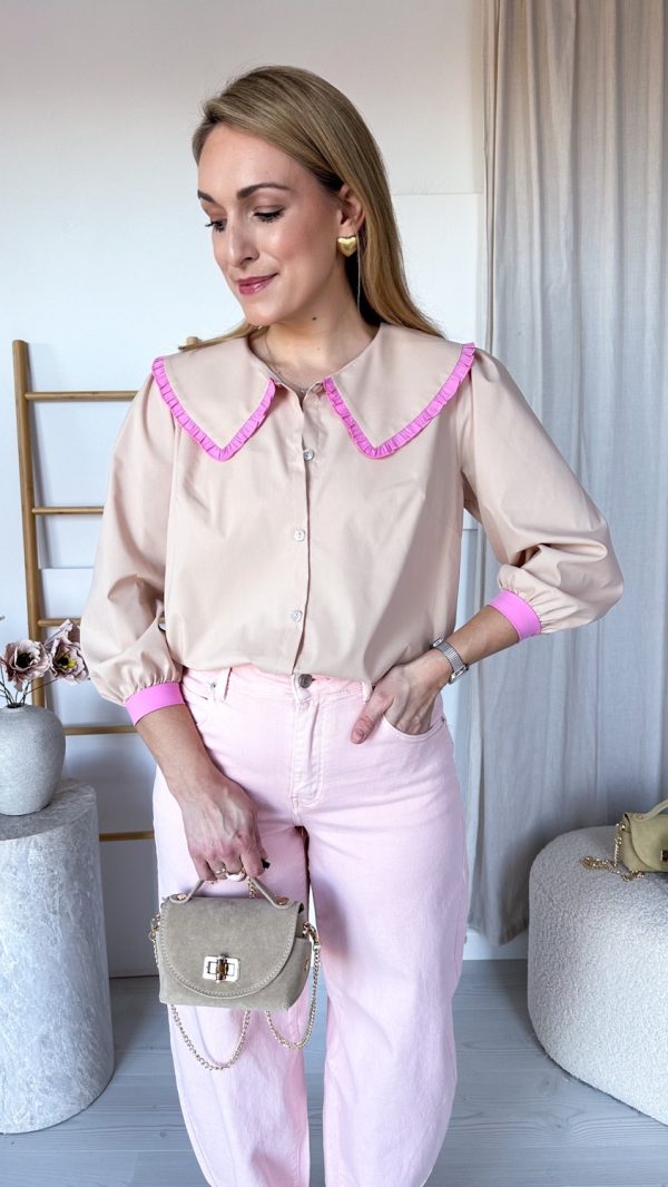 Koszula ELLA beżowa