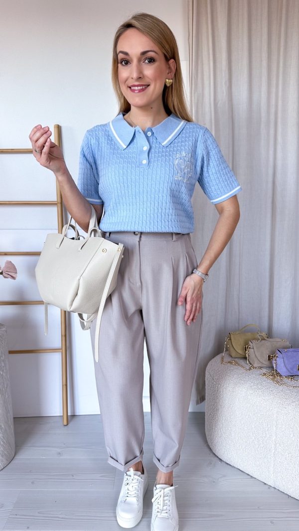 Bluzka POLO CALIFORNIA błękit