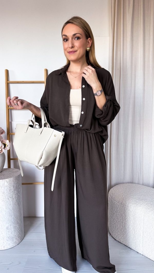 Komplet Solea Set czekolada