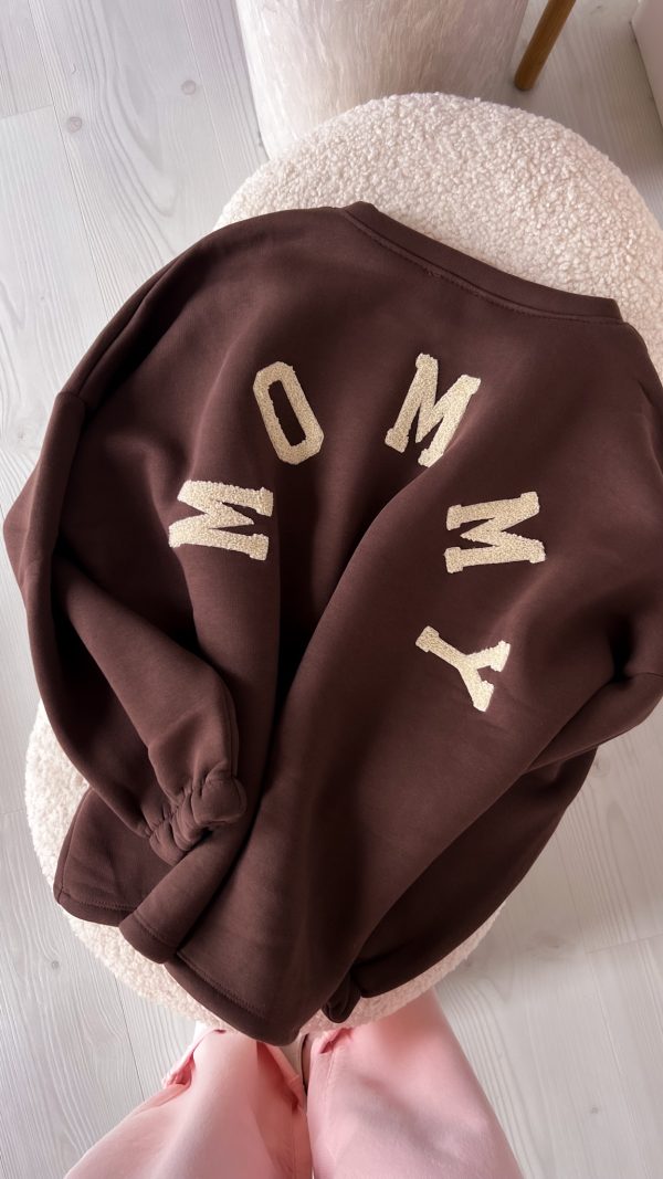 Bluza MOMMY czekoladowa