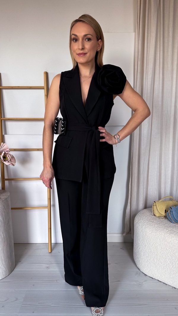 Komplet Lady Bloom czarny