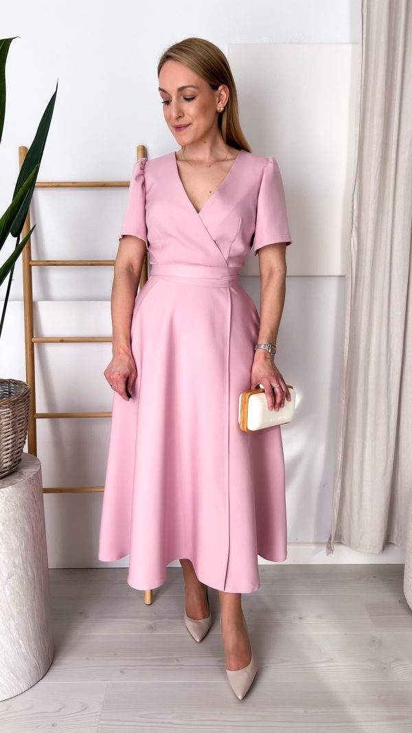 Suknia ANTONINA pudrowa