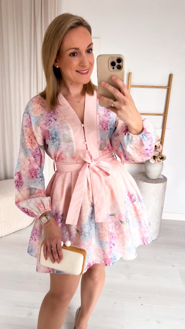 Sukienka ARIA bzy puder