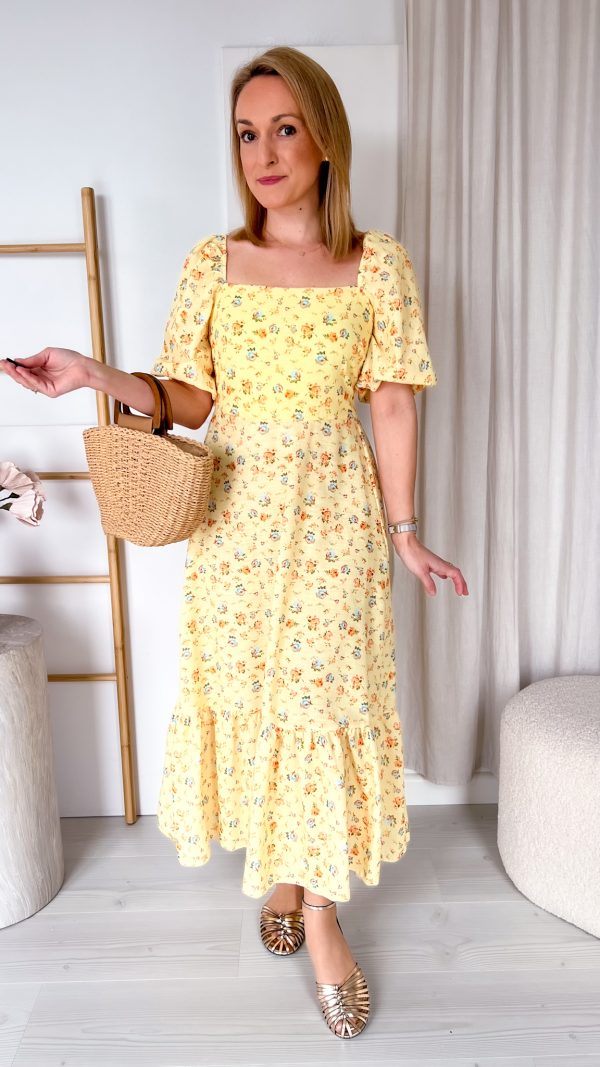 Sukienka OFELIA żółta