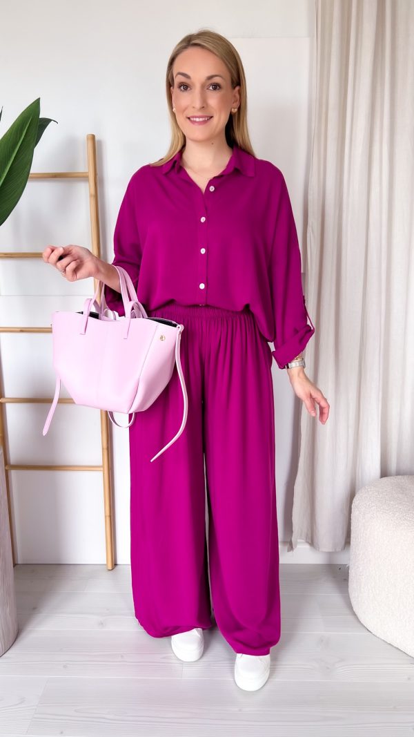 Komplet Solea Set fuksja