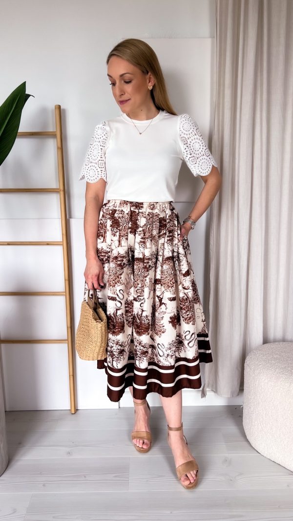 Spódnica ALAMA czekolada