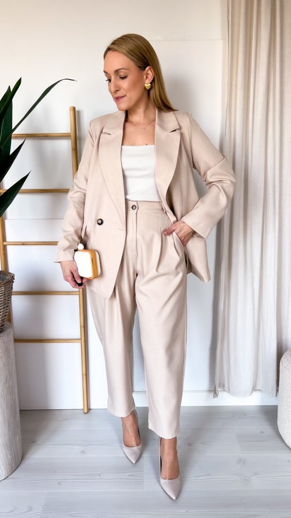 PRE ORDER Garnitur SLOW DAY beż WYSYŁKI 25-28 KWIETNIA