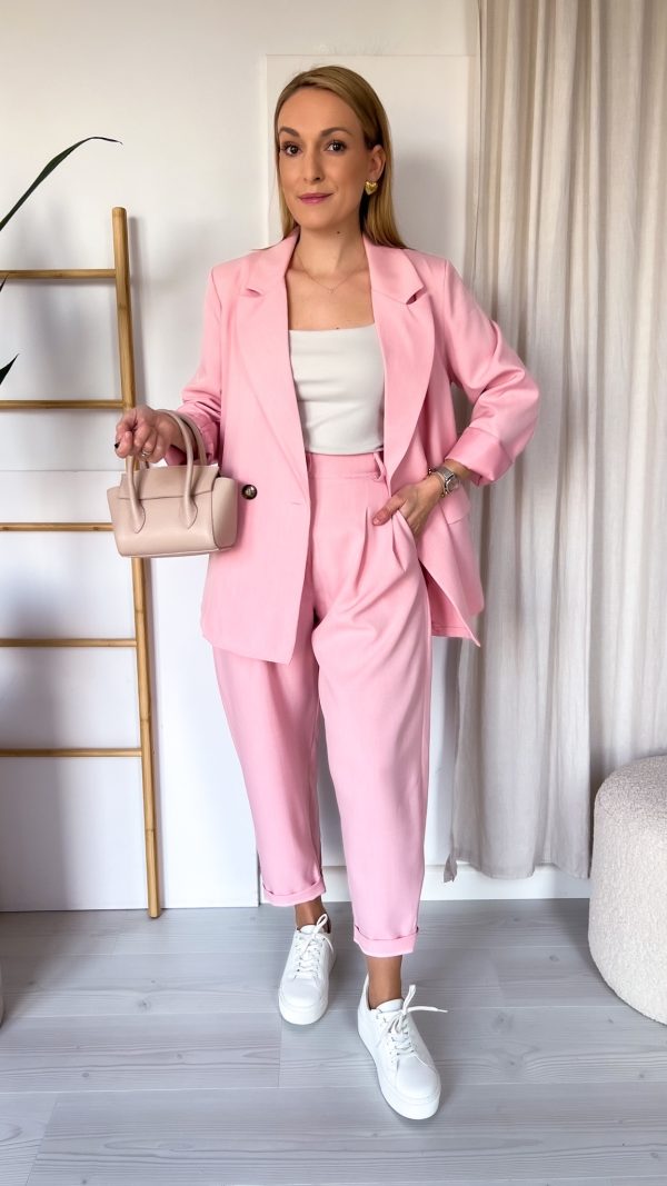 PRE ORDER Garnitur SLOW DAY pudrowy róż WYSYŁKI 25-30 KWIETNIA