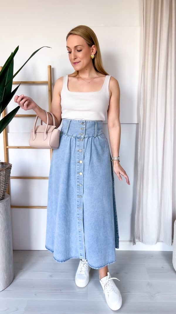 Spódnica maxi jeans