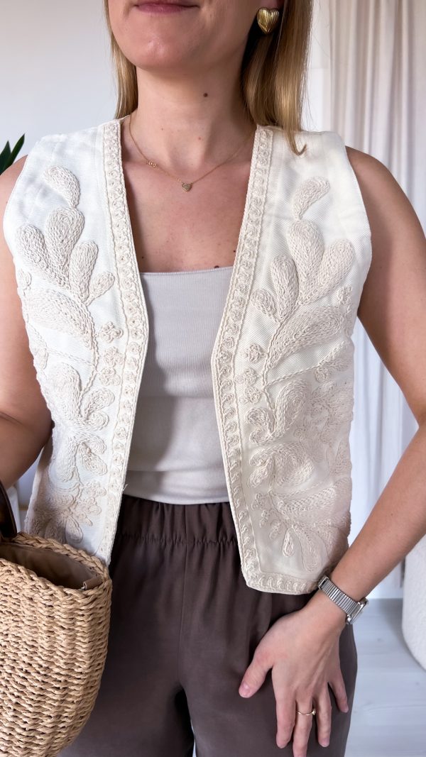 Kamizelka BOHO STYLE beż