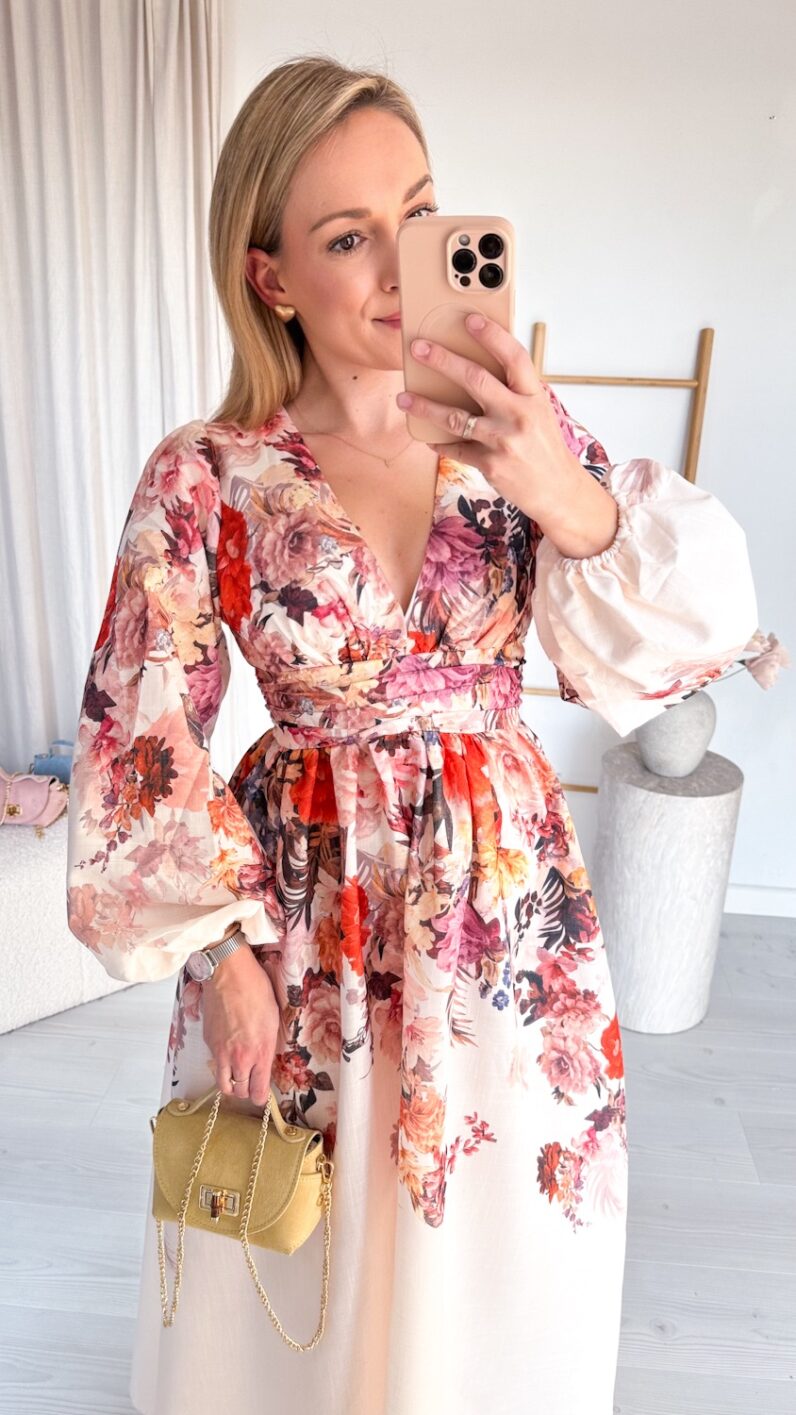 Suknia VIVIENNE beżowa