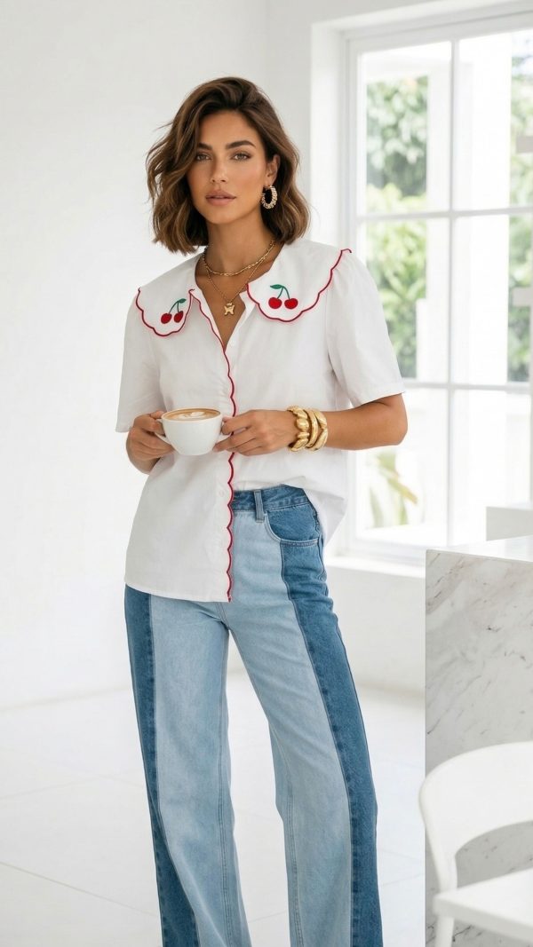 PRE ORDER Koszula CHERRY WYSYŁKI 15-20 KWIETNIA